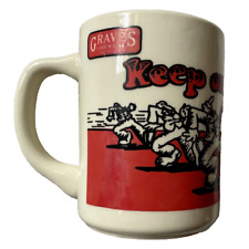 Keep on Truckin Made USA Coffee Tea Mug Tripping Robert Crumb Graves Truck Line picture