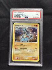 Pokemon Cards: Diamond and Pearl Rare Holo: Lucario 6/130 PSA 9 picture