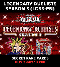 YUGIOH LEGENDARY DUELISTS SEASON 3 LDS3-EN SECRET RARE CARDS LIMITED EDITION picture
