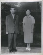 1957 Press Photo Japan Emperor Hirohito And Wife Empress Nagako- RSA90297 picture