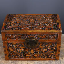 30cm Exquisite natural rosewood handmade carved kylin qi lin Jewelry box Storage picture