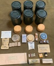 Late WWII OD C Ration Set - Full Day Three Meals - Fully Edible Reproduction picture