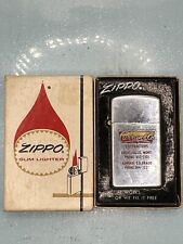 Vintage 1956 Curran & Co Advertising Slim Chrome Zippo Lighter NEW In Box picture