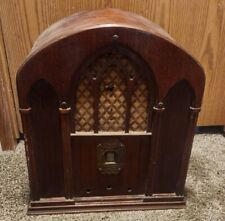 Antique Zenith Zenette Wood Cathedral Radio, restore, parts picture