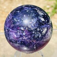 370g Rare Natural Purple Violet Jasper Sphere Crystal Ball Healing Argentina picture