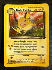Dark Raichu - 83/82 Team Rocket (Pokemon TCG) Holo Rare  picture