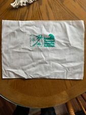 Vintage ATA Airlines Pleasant Hawaiian Holidays Pillow Case American Trans Air picture