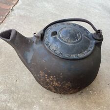 Antique 1800s Pat. 1861 Buck & Wright St Louis cast iron kettle picture