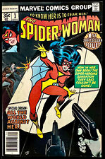 SPIDER-WOMAN #1 1978 MARVEL 🔑MAJOR KEY ORIGIN+1ST SOLO SERIES - CLEAN 9.2 NM- picture