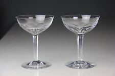 SET OF 2 BACCARAT ZURICH SHERBET/CHAMPAGNE GLASS RETIRED picture