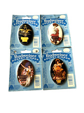 4 Vintage Budweiser Pocket Mirrors Official Product New in Package picture