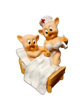 Dirty Pigs Nurse & Patient Retired Resin Figurine - 2002 Vintage, Adult Themed picture