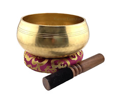 Hand hammered singing bowl. 6.2 inch Tibetan Sound Bowl set with Mallet cushion picture