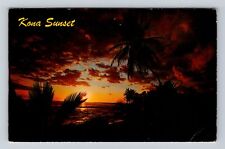 Kailua HI-Hawaii, Kona Set, Antique, Vintage c1972 Souvenir Postcard picture