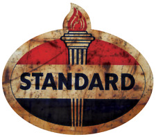 Standard Oil Co Rusty Vintage look distressed Vinyl Decal Sticker 3.5