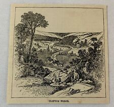 1886 magazine engraving~ CLIFTON FORGE Virginia picture
