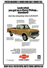 11x17 POSTER - 1971 Chevy Pickup Truck picture