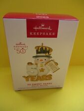 2023 Hallmark 50 Sweet Years 50th Anniversary Keepsake Ornaments Spec Ed New MIB picture