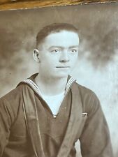 Antique Postcard RPPC Young Navy Man in Circa 1910s Wearing Rings picture