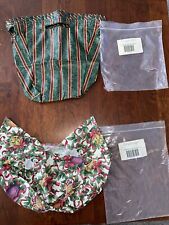 Longaberger Fabric Basket Liners Lot Of 2 Christmas 2000 and 1998 New  Cotton picture