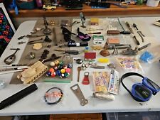 Huge Lot Of Vintage Junk Draw Military Estate Sale/Jewerly& Old Items Trl8#59 picture