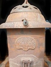 Antique Early 1900’s Cast Iron Parlor Stove Eagle Stove Works Rome Georgia Rare picture