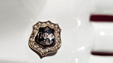 10K Yellow Gold 1959 Omega PSI PHI Fraternity-Sorority Pin Engraved See Notes picture