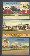 Lot of 9 Unused Postcards Motels & Motor Courts of Alabama picture