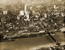 1934 Aerial View of Cincinnati, Ohio Vintage Old Photo Reprint picture