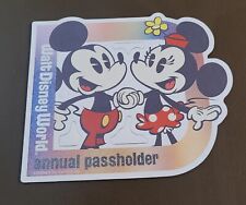 2022 Official Walt Disney World 50th annual passholder  Mickey and Minnie magnet picture