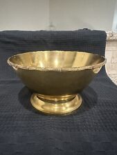 Large Vintage brass bowl made in India picture