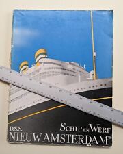 Schip en Werf - Special Publication - D.S.S. NIEUW AMSTERDAM - 1938 picture