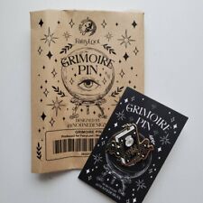 Fairyloot Enamel Spellbook Pin Grimoire Pin Designed by @No0neDesigns Owlcrate picture