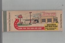 Matchbook Cover Full Length Zephyr Gas Station Shakopee, MN picture