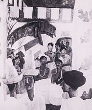 The Rivals, Diego Rivera, Magic Lantern Glass Slide picture