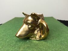 Vintage Dixon Art Studios 24K Weeping Gold Dog Mug 2-1/4