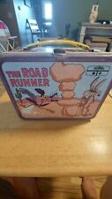 Vintage Road Runner Warner Bros Cartoon 1970s Metal Lunchbox With No Thermos picture