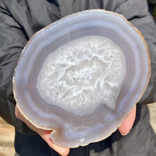 368G  Natural Amethyst agate quartz cluster crystal specimen restoration picture