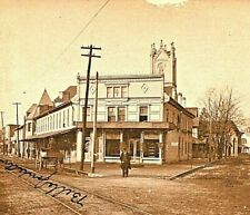 RPPC Corner of Bellefonte Ave & Main Street View 1906 Lock Haven PA Postcard picture