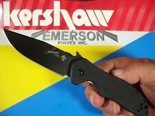 KERSHAW EMERSON - CQC-6K Black G-10 instant-opening wave Knife KAI 6034BLK picture