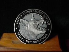 USSS Secret Service Family Pet Survivor Commander Challenge Coin picture