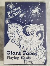 NEW - Vintage Fairy Brand Giant Faces No. 36 Poker Playing Cards Deck picture