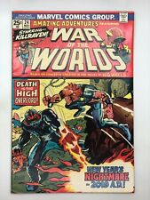 WAR OF WORLDS #24 1974 MARVEL AVENGERS BRONZE AGE FOR HE IS A JOLLY DEAD REBEL picture