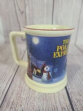 The Polar Express BELIEVE Raised Ceramic Coffee Mug Cup Hot Chocolate 3D picture
