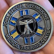 Rare US Army JSOMTC Joint Special Operations Medical training Center cha picture