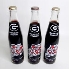 THREE Coca-Cola Bottles | 1980 Georgia Bulldogs National Championship | UGA Coke picture