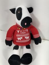 Chick-fil-A Cow Plush Christmas Sweater We Wish U Wood Eat Mor Chikin 2018 Small picture