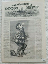 The Illustrated London News Saturday February 7, 1863 W. Hunt Illustration picture