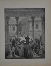 Antique Religious Art Print 1880 Gustave Dore Ancient Old Testament Art picture