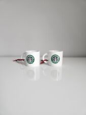 1999 Starbucks Coffee Cup Ornaments Ceramic Mini Coffee Mug picture